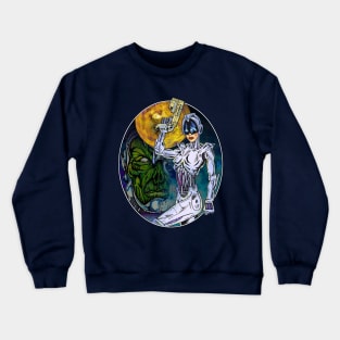 Cosmic Girls Space Drama by Hard Grafixs© Crewneck Sweatshirt